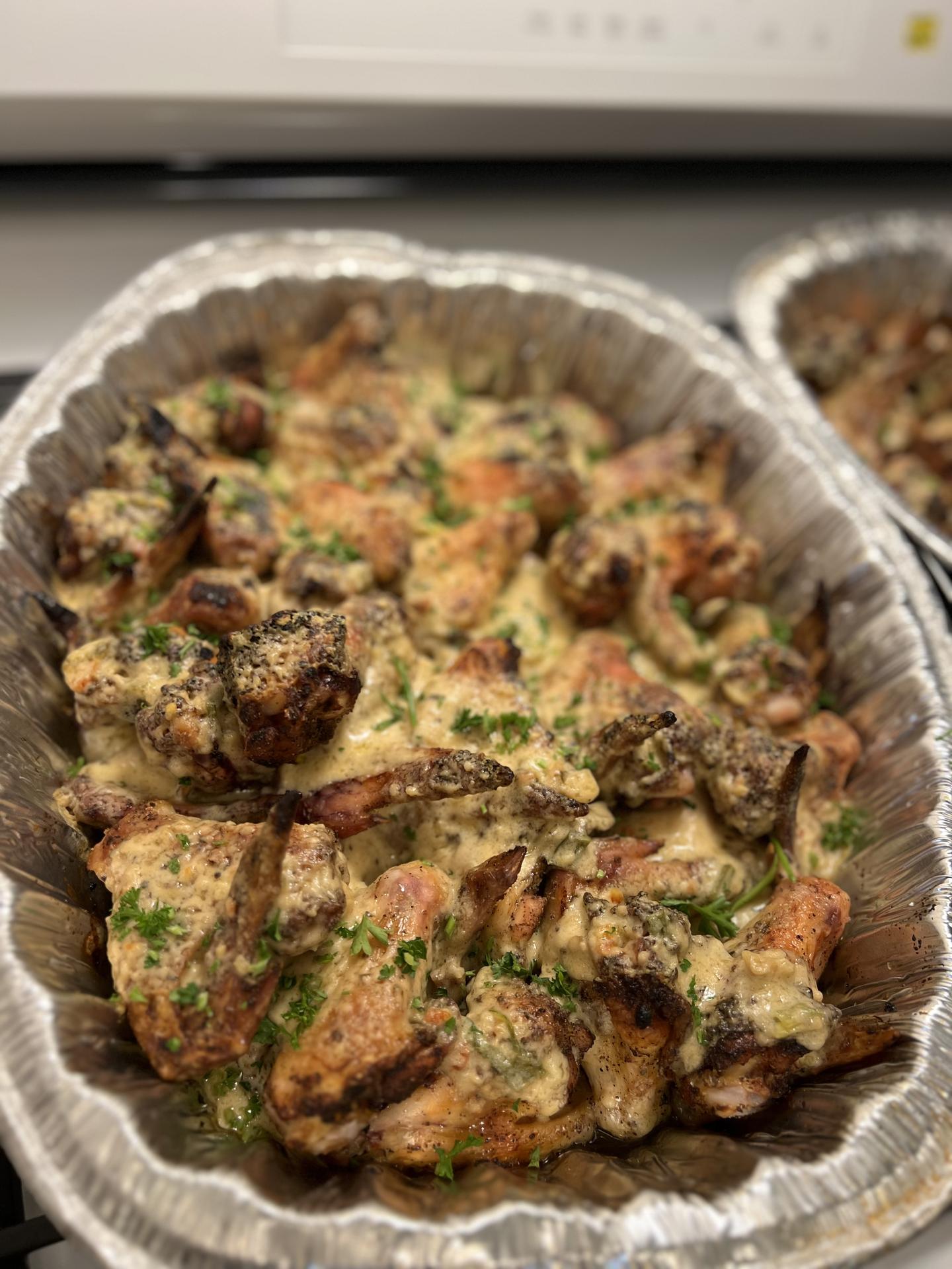 Creamy Chicken Wings